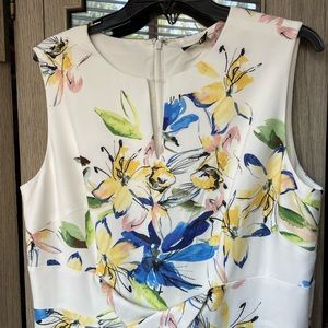 Beautiful off-white floral jumpsuit.